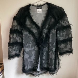 Chanel mesh cardigan